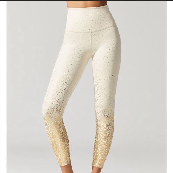 Beyond Yoga High Waisted Alloy Ombre Midi Leggings - Picture 1 of 12